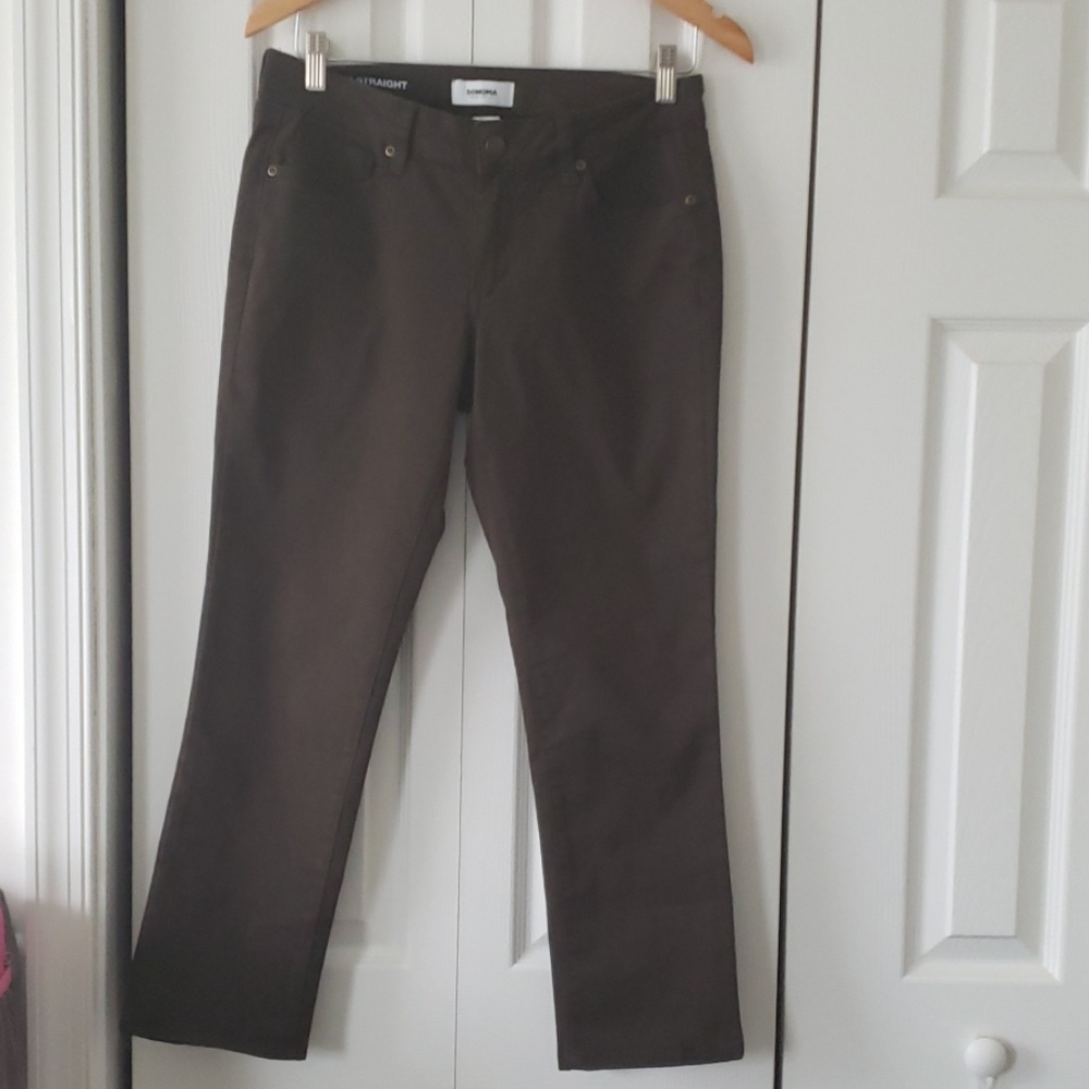 Sonoma slim straight pants